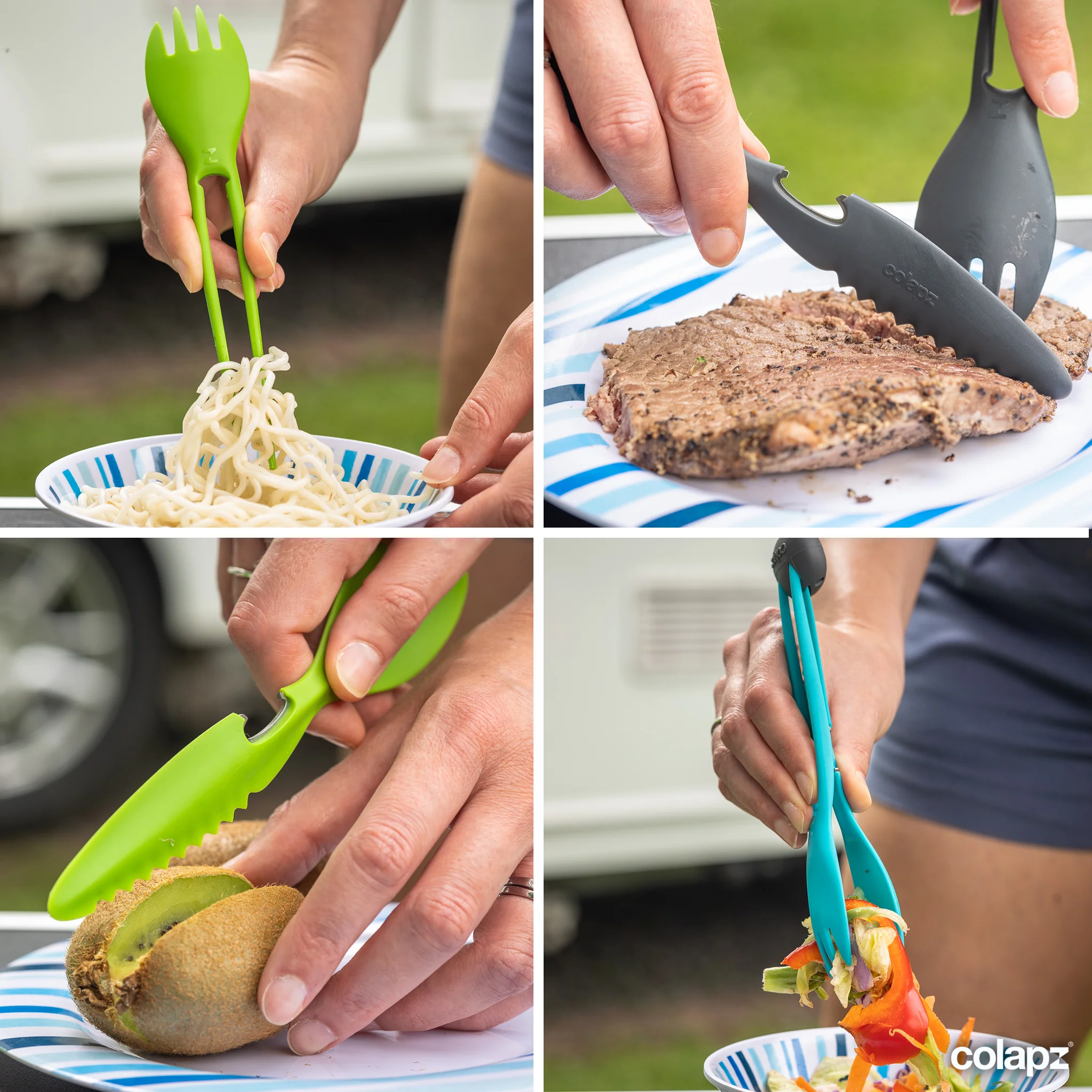 7in1 Travel Cutlery - Image 4