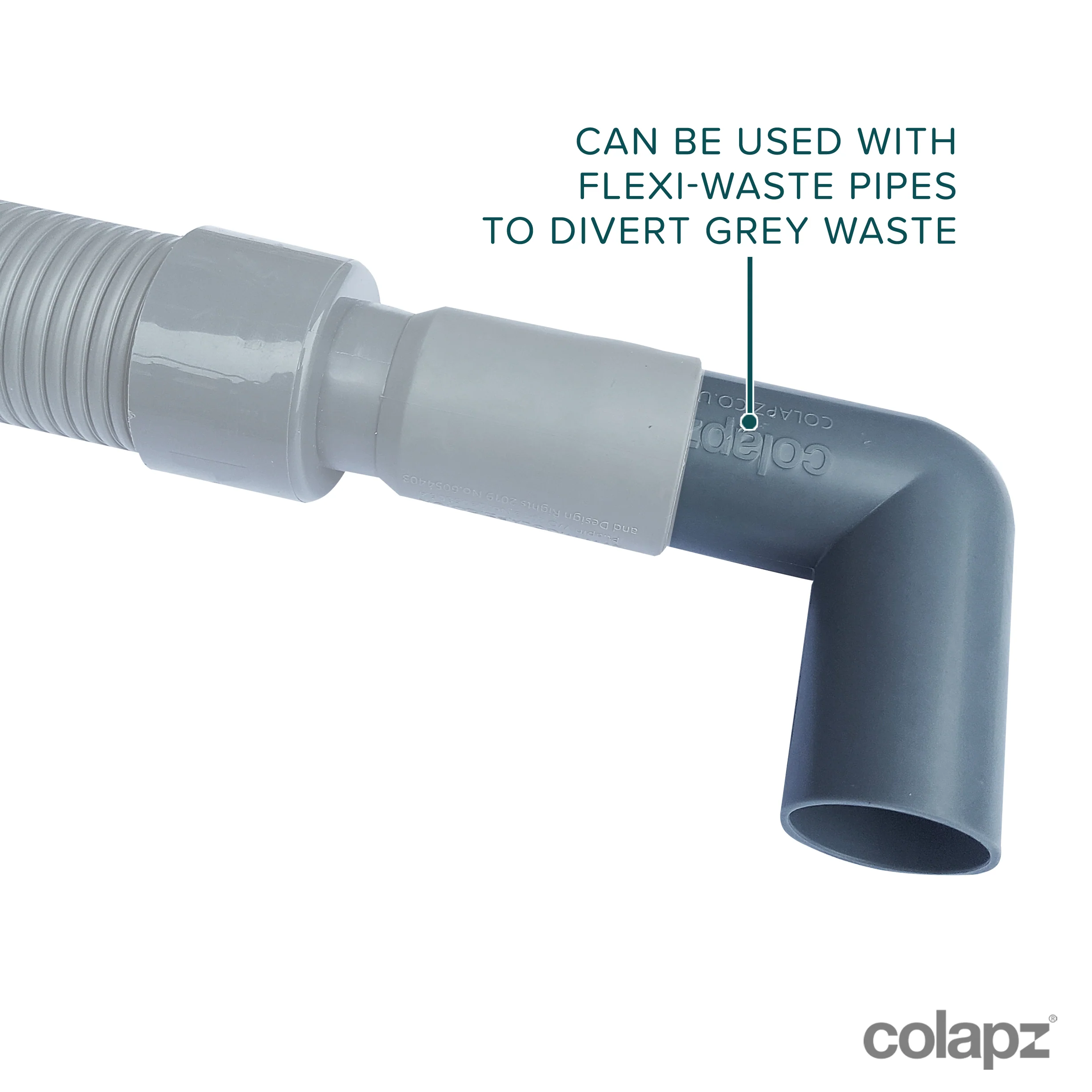 90 Degree Waste Pipe Connector - Image 3