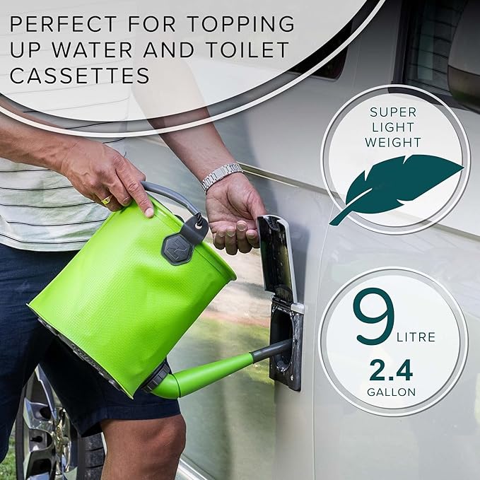 Collapsible 9L Watering Can & Bucket - Durable & Recyclable Food Grade Plastic - Image 15