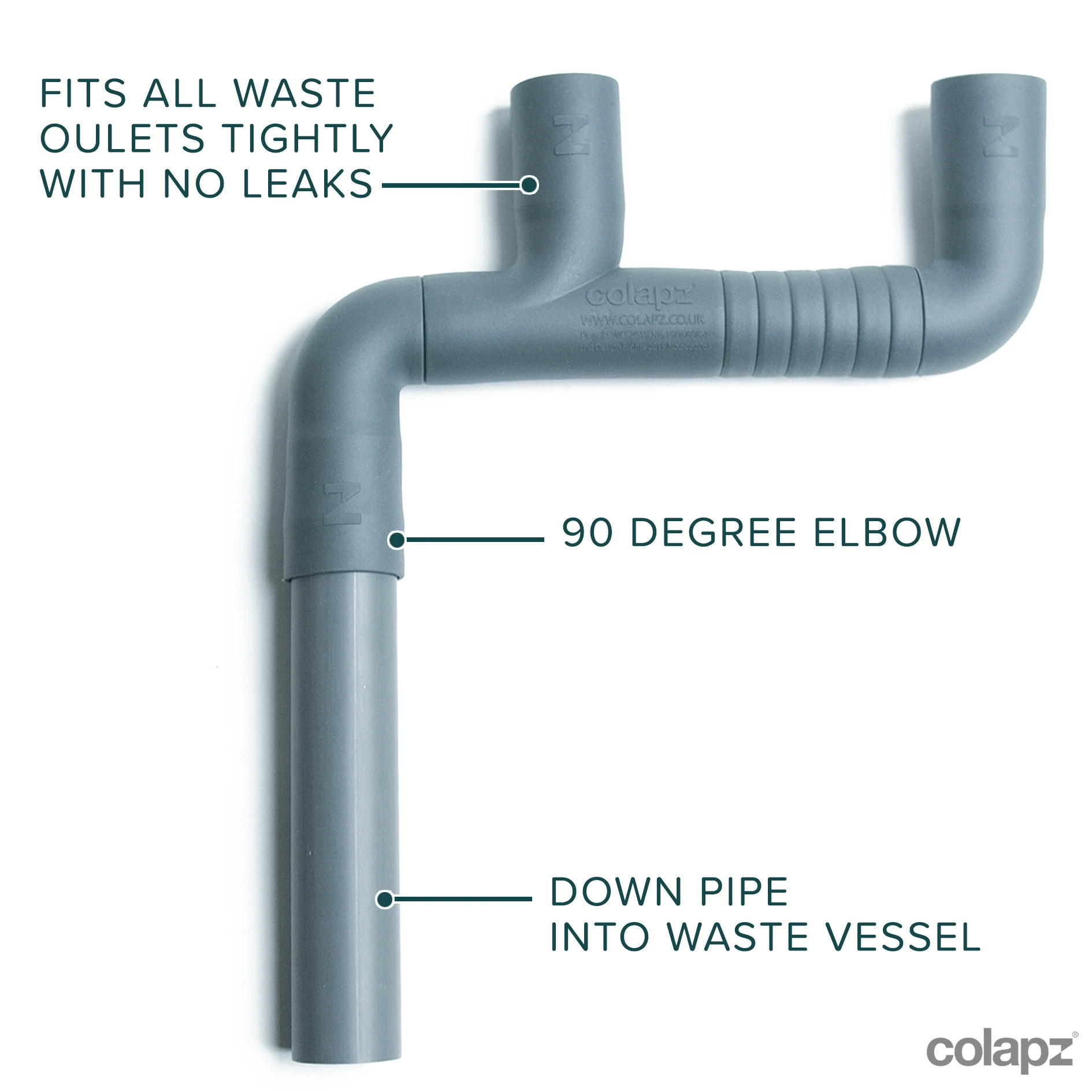 Flexi Waste Pipe Double Adaptor - Image 7