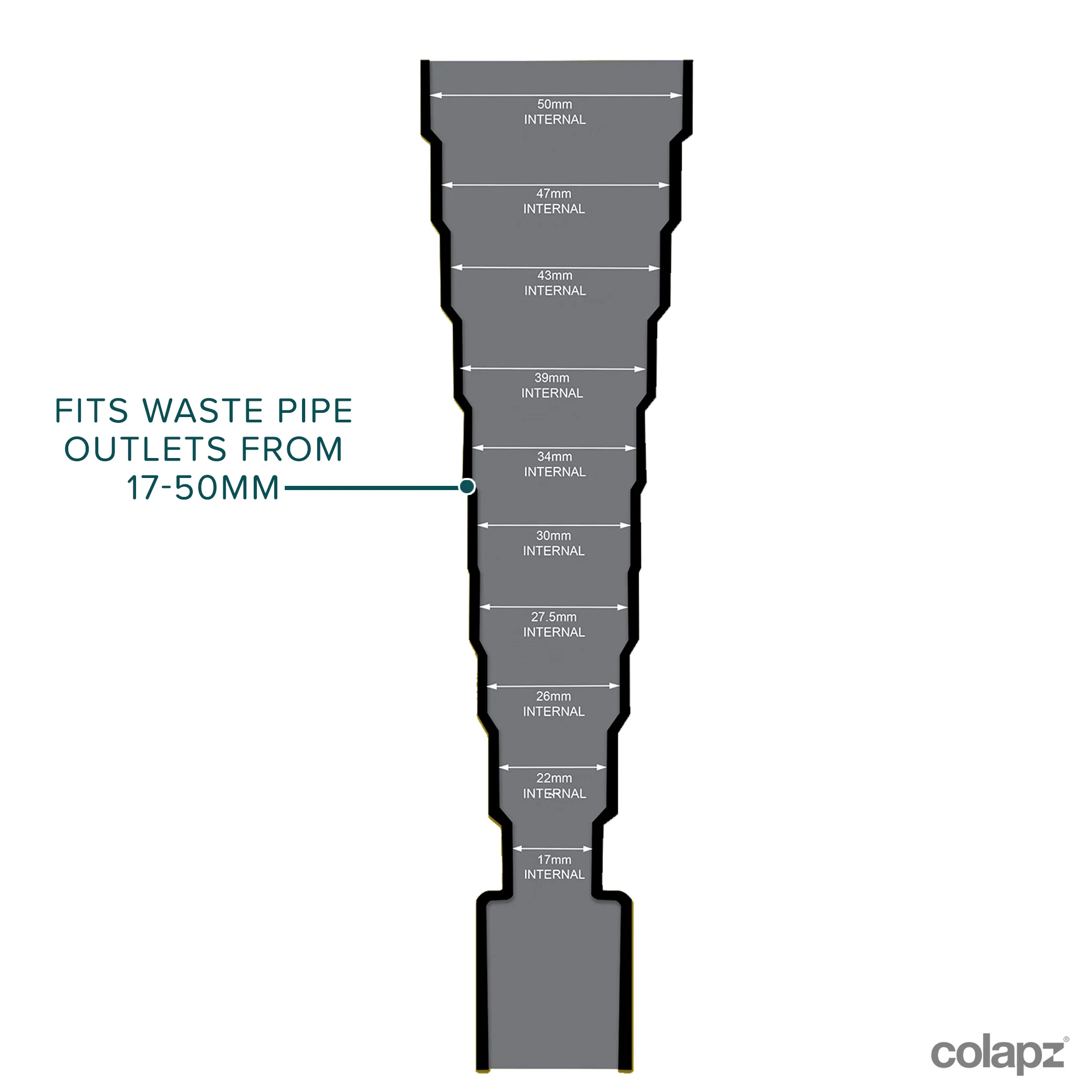 Flexi Waste Pipe Single Adaptor - Image 5