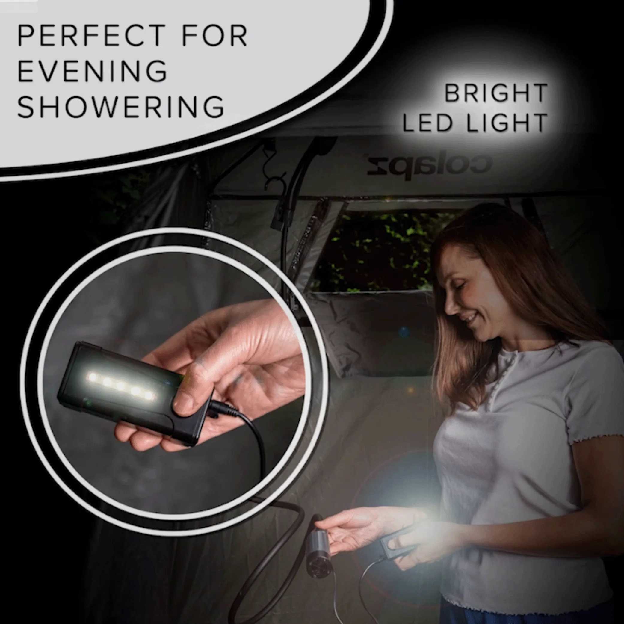 Premium USB Rechargeable Travel & Camping Shower (3in1) - Image 7