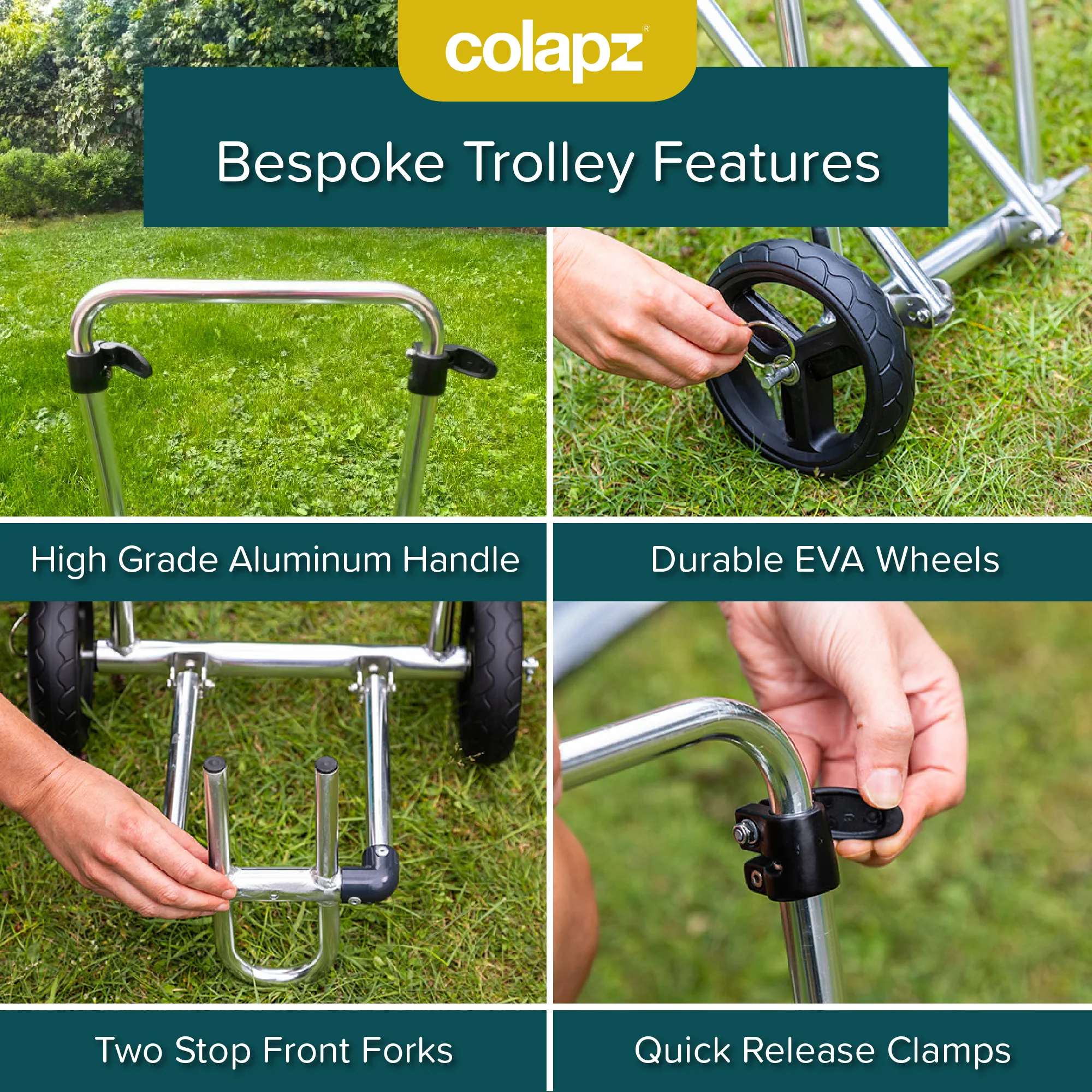 Trolley for 20L Collapsible 2-in-1 Water Carrier & Bucket with Lockable Lid - Image 5