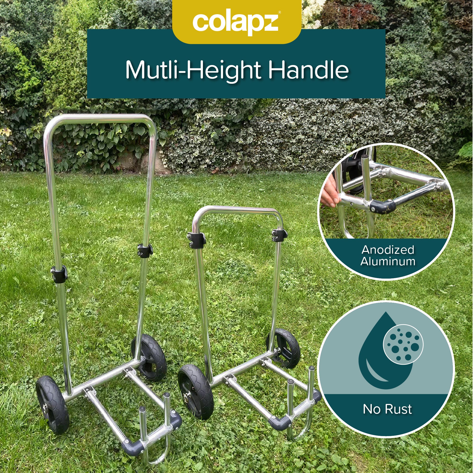 Trolley for 20L Collapsible 2-in-1 Water Carrier & Bucket with Lockable Lid - Image 6