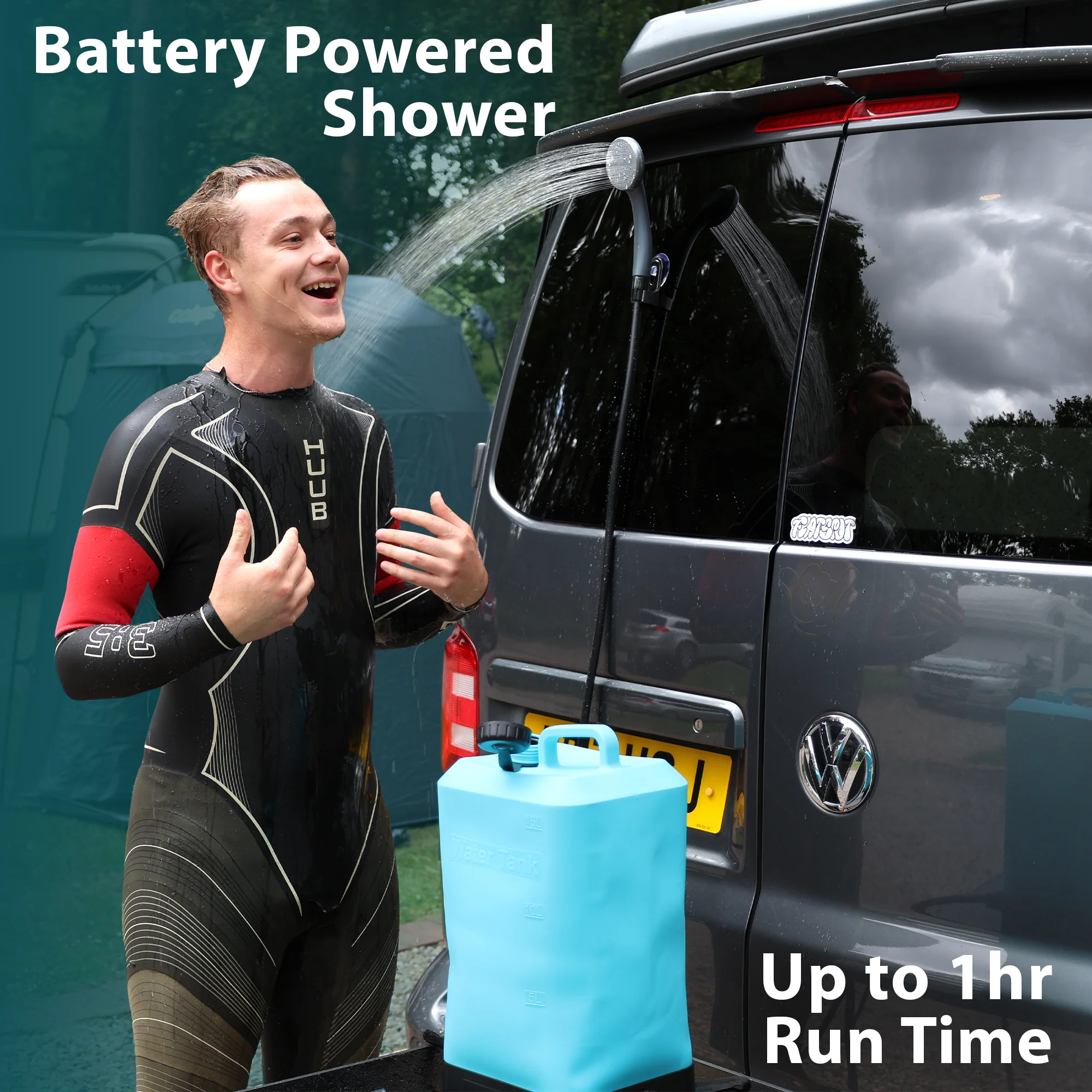 USB Rechargeable Portable Heated Shower - Image 4