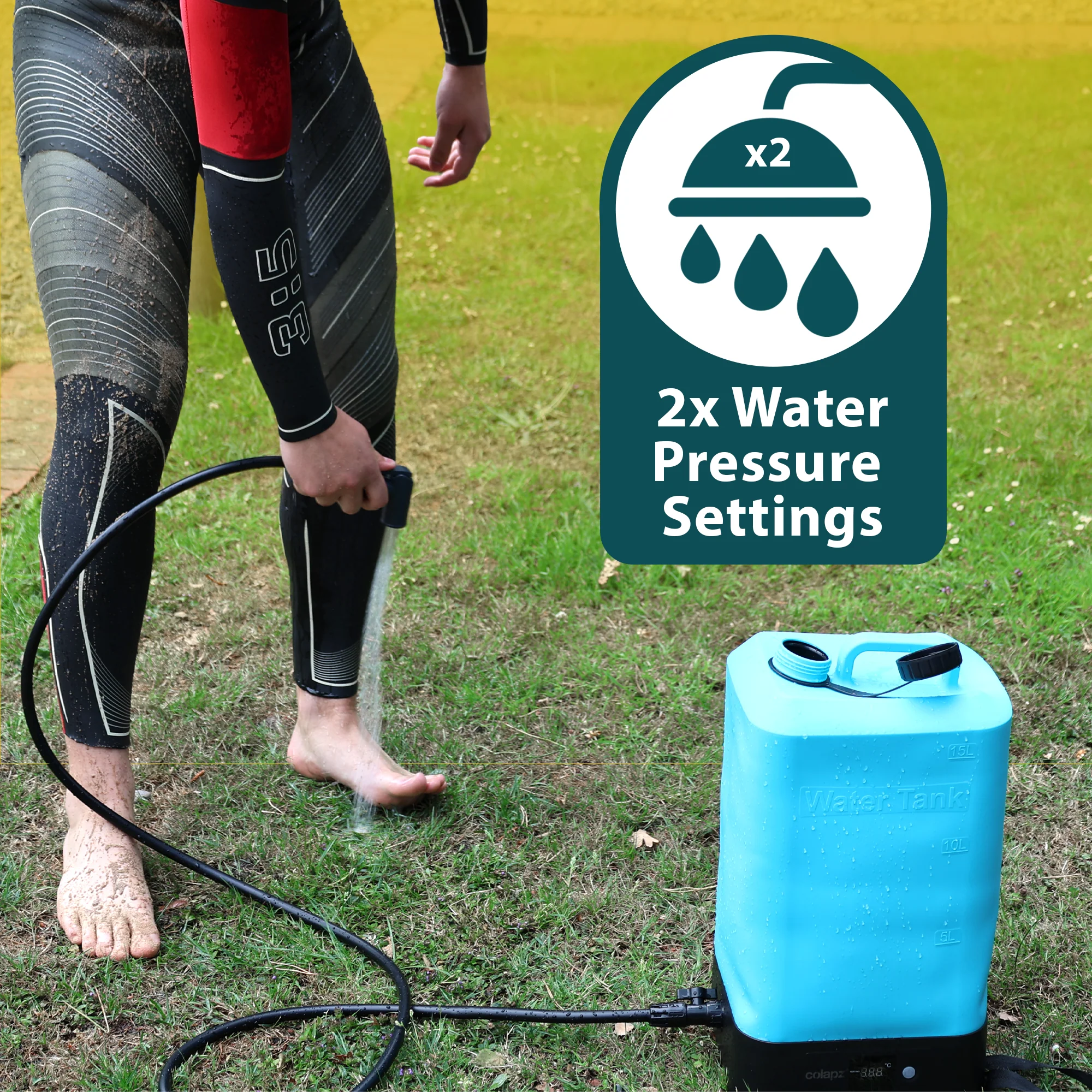 USB Rechargeable Portable Heated Shower - Image 6